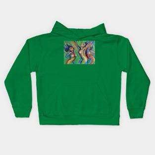 Dance Colours and Nature 2 Kids Hoodie